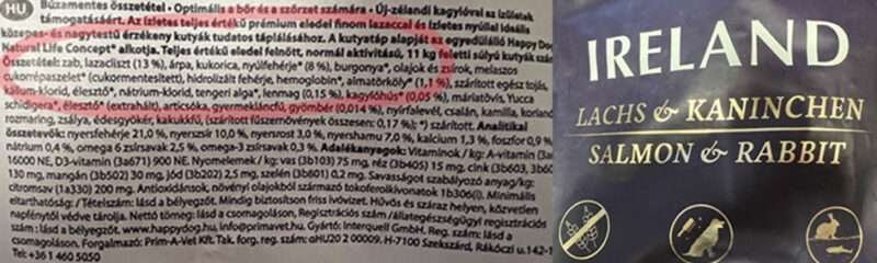 egy hipoallergén kutyatáp összetétele