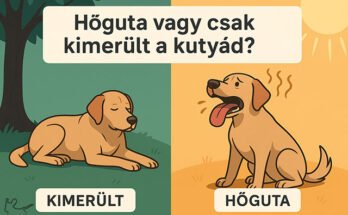 kutya hőguta vagy kimerültség