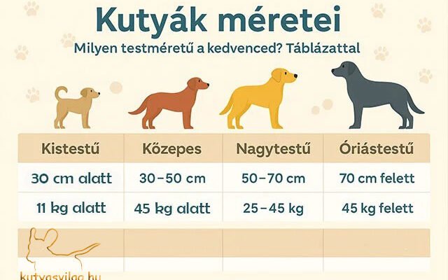 kutya méretek