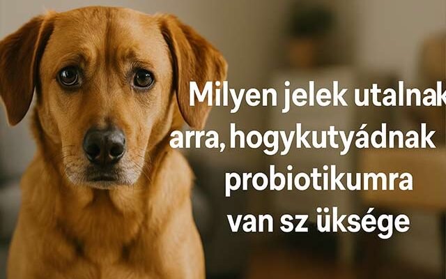 probiotikum mikor kell a kutyának