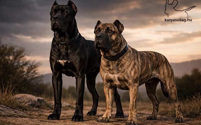 Presa Canario és Cane Corso összehasonlítása egymás mellett